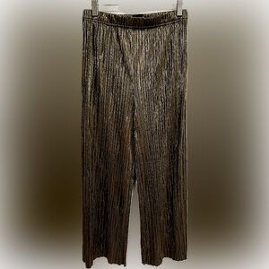 Topshop Gold Palazzo Pants